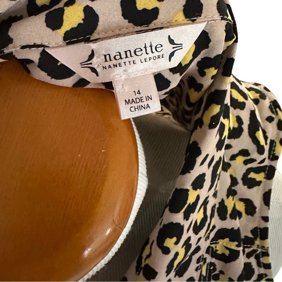 Nanette Lepore Sleeveless Cheetah Dress
